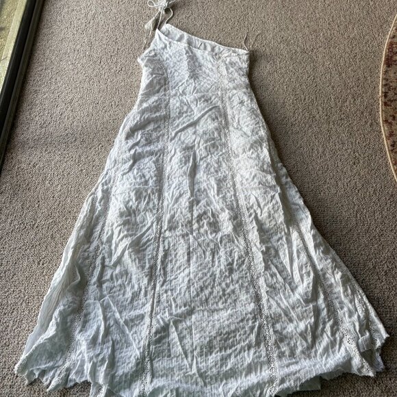 Free People White One Shoulder Dress L ✨ - Picture 5 of 11